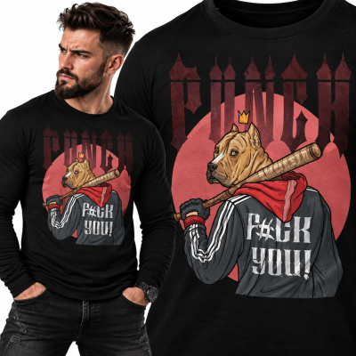 LONGSLEEVE ŚMIESZNY PUNCH